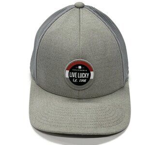 Black‎ Clover Live Lucky Snapback Hat Gray 110 Flex Tech Yupoong Stretch